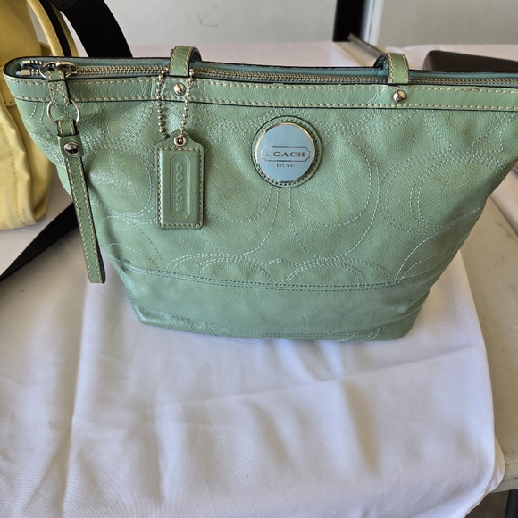 Coach Handbags - Coach Green Women's Bag